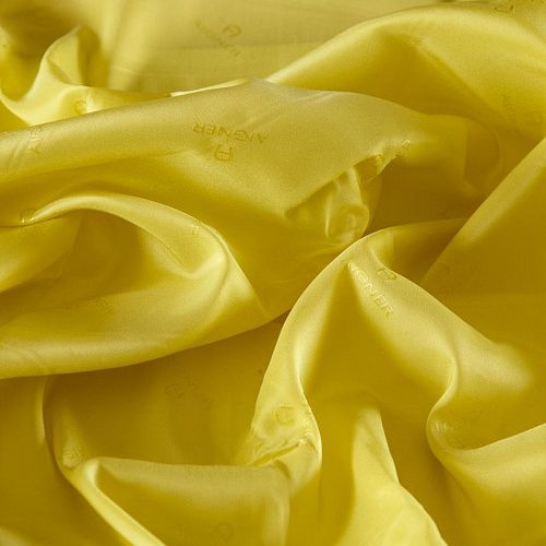 Ткань подкладочная стрейч 045-11103 тускло-лимонный однотонный