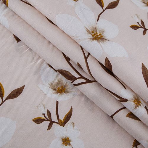 Перкаль ш.220 см 007-13852 светло-бежевый принтованный