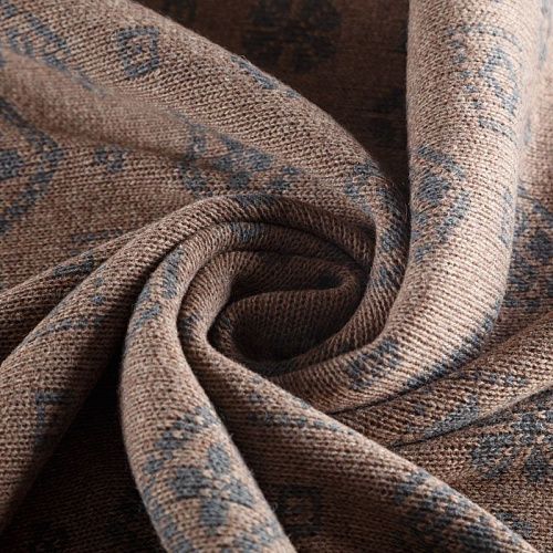 Трикотаж 2-х сторонний вязаный 056-05816 серо-бежевый