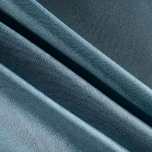 Ткань подкладочная К01-1509 сине-зеленый однотонный
