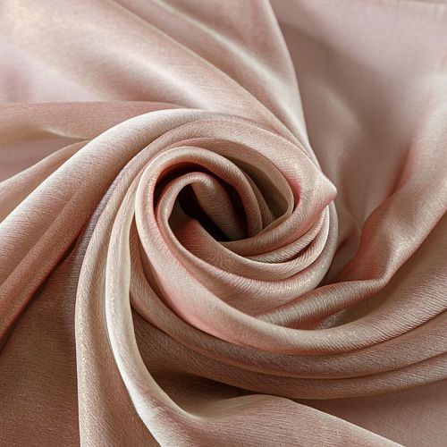 Шифон с напылением 068-09774 пудрово-розовый однотонный