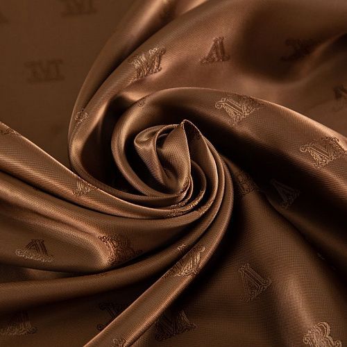 Вискоза жаккардовая Max Mara 009-20259 корица