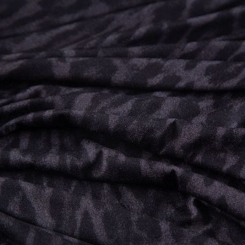 Трикотаж (купон) 056-20236 серый принтованный