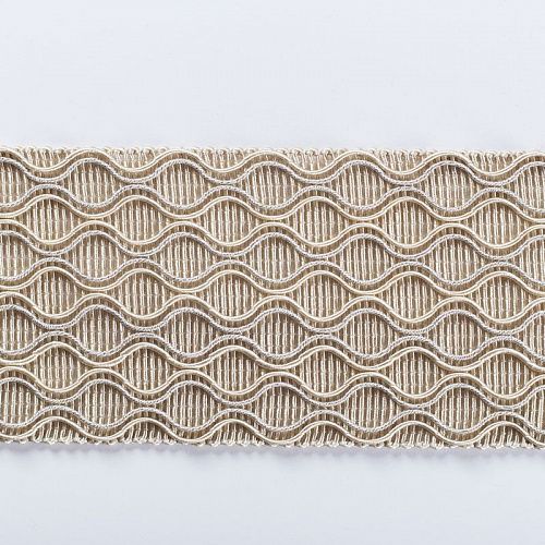 Бордюр жаккардовый 6 см 0000-357-104-011 кремовый 