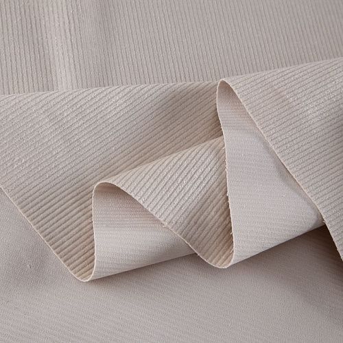 Вельвет стрейч 008-20773 экрю однотонный