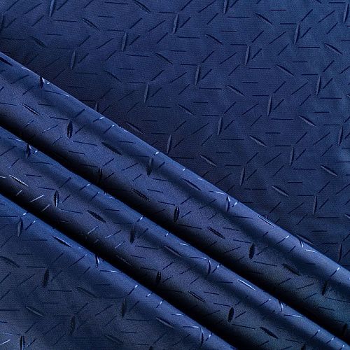 Ткань подкладочная 045-01941 синий жаккардовый