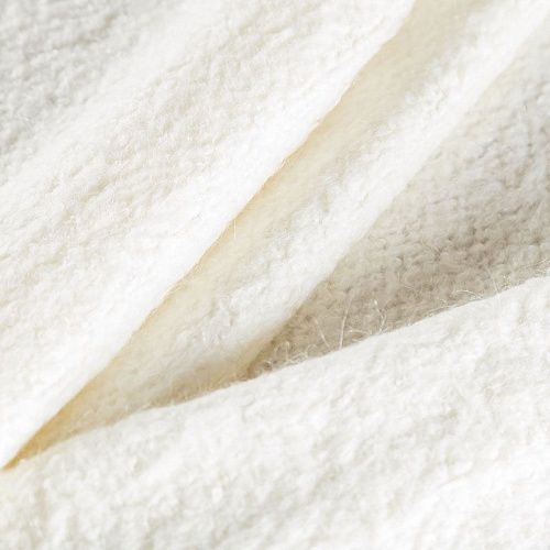 Букле 006-06191 молочный однотонный