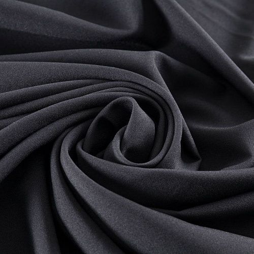 Габардин 011-01682 черный однотонный