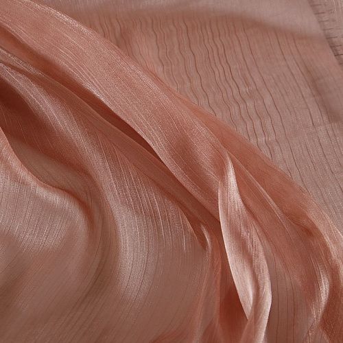 Органза 039-18836 медный однотонный