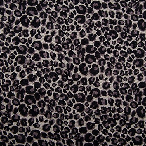 Креп вискозный 026-17667 молочный принтованный