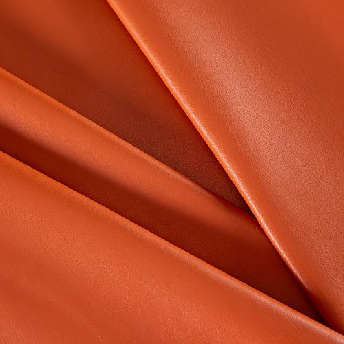 Экокожа-замша стрейч 070-19905 рыжий однотонный