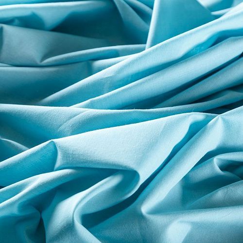 Батист 003-07844 серо-голубой однотонный