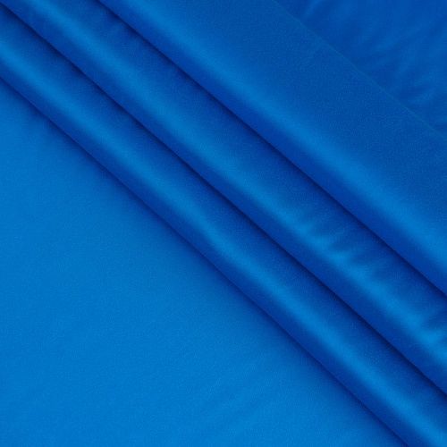 Ткань подкладочная 045-17209 ярко-голубой однотонный