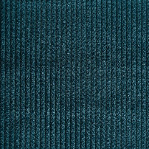 Вельвет 008-06498 сине-зеленый однотонный