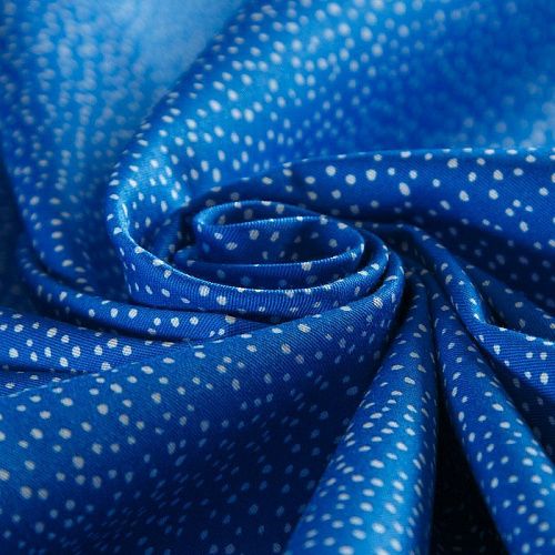 Джинс стрейч 015-17022 сине-голубой принтованный