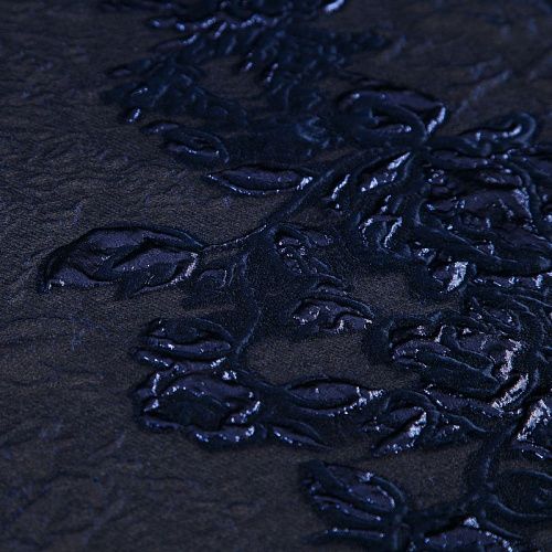 Органза с 3D узором Blumarine 039-19135 сапфировый