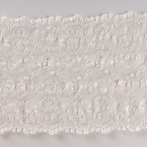 Кружево эластичное 110 мм Ф01-0294 белый