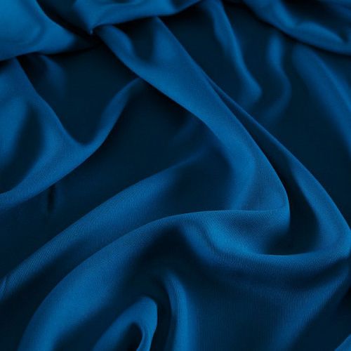 Твил-штапель 069-12794 бирюзово-лазурный