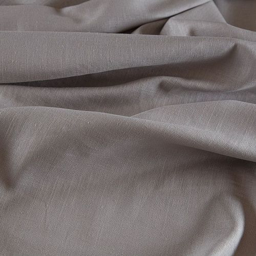 Лен-вискоза 035-17483 светло-серый однотонный