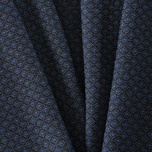 Трикотаж 056-11761 синий жаккардовый