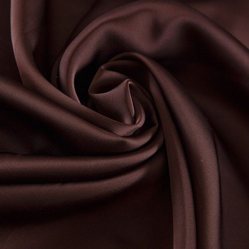 Сатин 001-18702 шоколадный однотонный