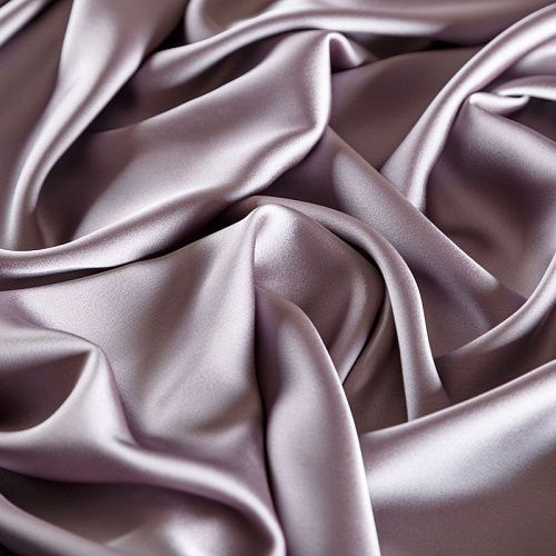 Сатин 001-06995 серебристо-лиловый однотонный