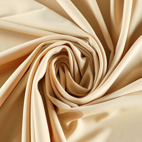 Лайкра 005-07516 желтовато-бежевый однотонный