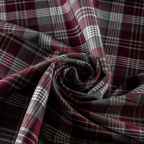 Ткань костюмная 1020-341-025-0004 винный принтованный