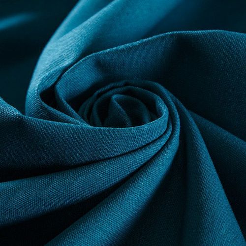 Лен-вискоза 035-13107 петроль однотонный