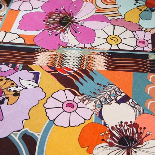 Трикотаж холодный 056-12411 мультиколор принтованный