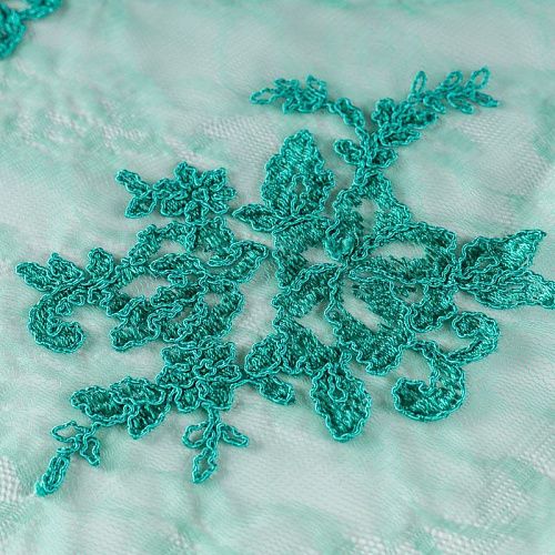 Гипюр К05-0046 бриллиантовая зелень