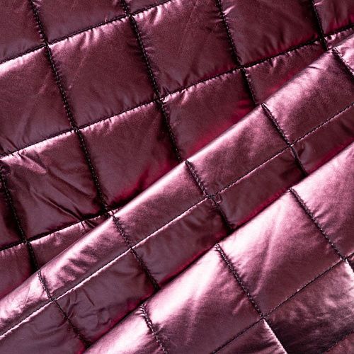 Ткань курточная 033-01992 сливовый однотонный