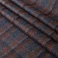 Ткань костюмная Armani 025-19798 терракотово-серый клетка