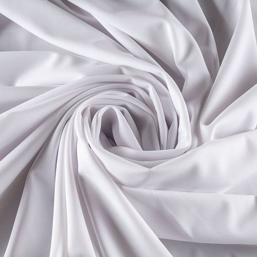 Лайкра К33-305 белый однотонный