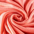 Флис К33-432 коралловый однотонный col.23