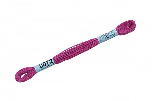 Нитки для вышивания Gamma мулине 8 м 0072 светло-лиловый