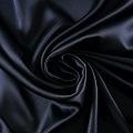 Шелк натуральный стрейч 064-11951 черный однотонный