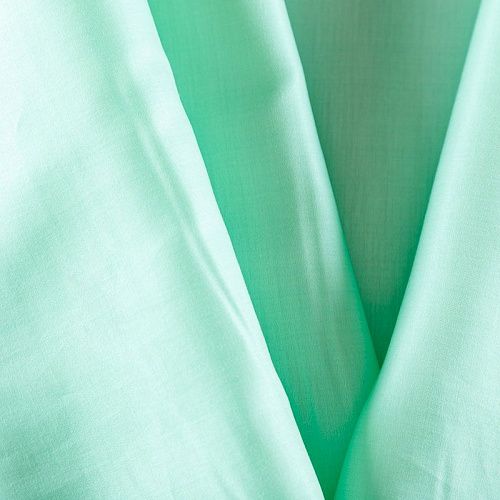 Шелк-батист 003-07843 морской зеленый однотонный