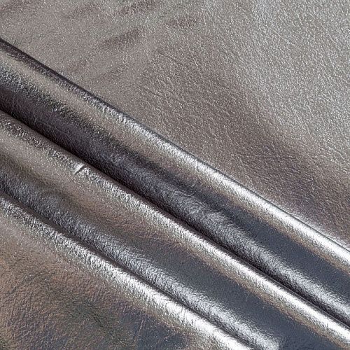 Экокожа К26-532 черненое серебро однотонный