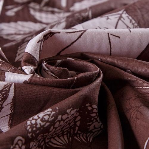 Сатин-твил ш.220 см 007-13908 шоколадный принтованный