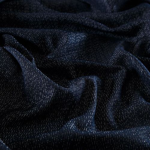 Ткань костюмная 025-14520 темно-синий меланж