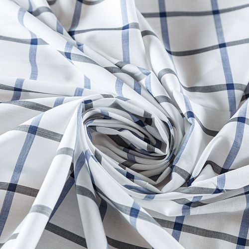 Хлопок 063-08183 белый принтованный