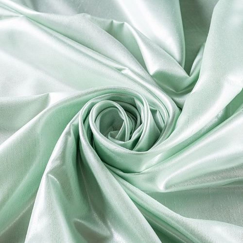 Шелк натуральный К15-1181 мятный однотонный