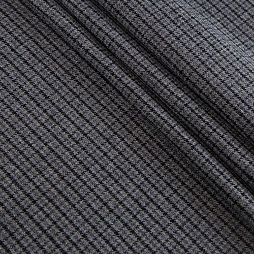 Ткань костюмная 025-14416 серый принтованный