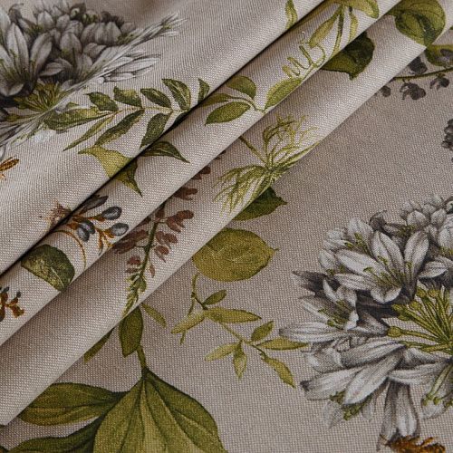 Ткань портьерная H-280 см 19-02-15870 песочный принтованный