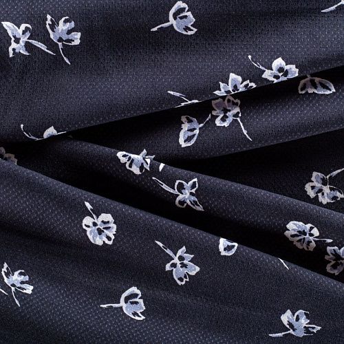 Вискоза 009-1014 черный принтованный