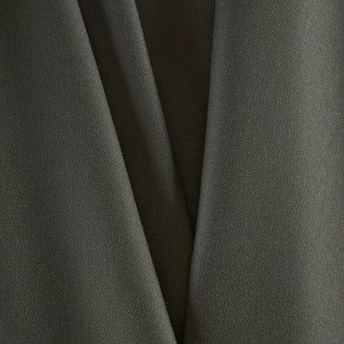 Ткань костюмная 025-12003 темный хаки однотонный
