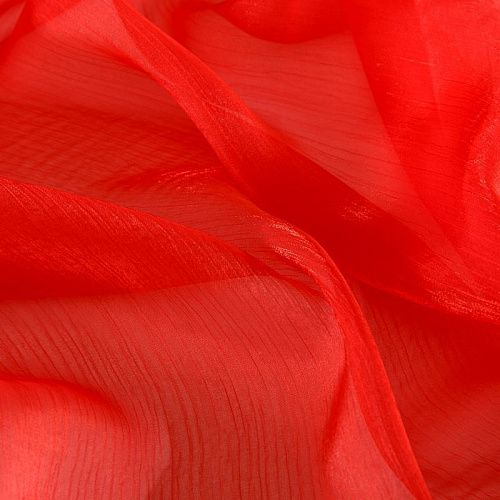 Органза 039-18823 красный однотонный