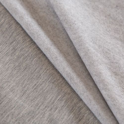 Футер с начесом 062-19291 светло-серый меланж