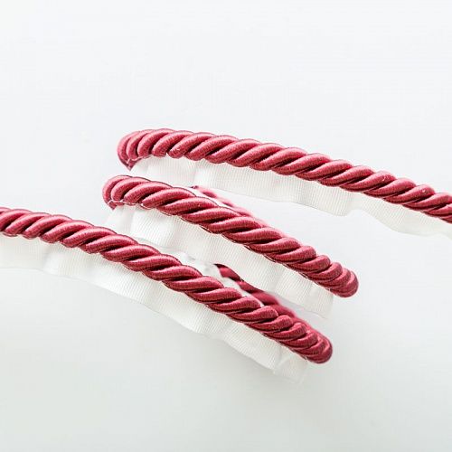 Шнур витой круглый D-8 мм 108-08-bordo